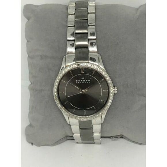 Skagen 347SSMX Men's Two-Tone Stainless Steel Analog Dial Quartz Watch Bb758 - Picture 1 of 9